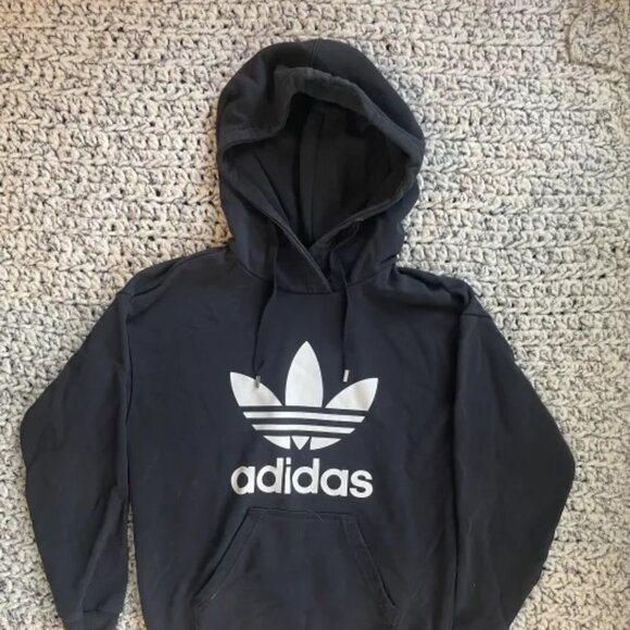 Extra Small Black Adidas Hoodie - Picture 2 of 3